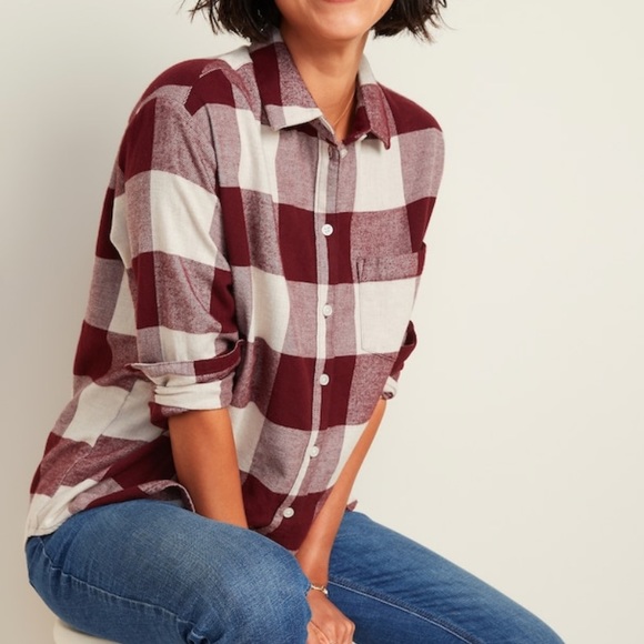 Abercrombie & Fitch Tops - Abercrombie Boyfriend Flannel
